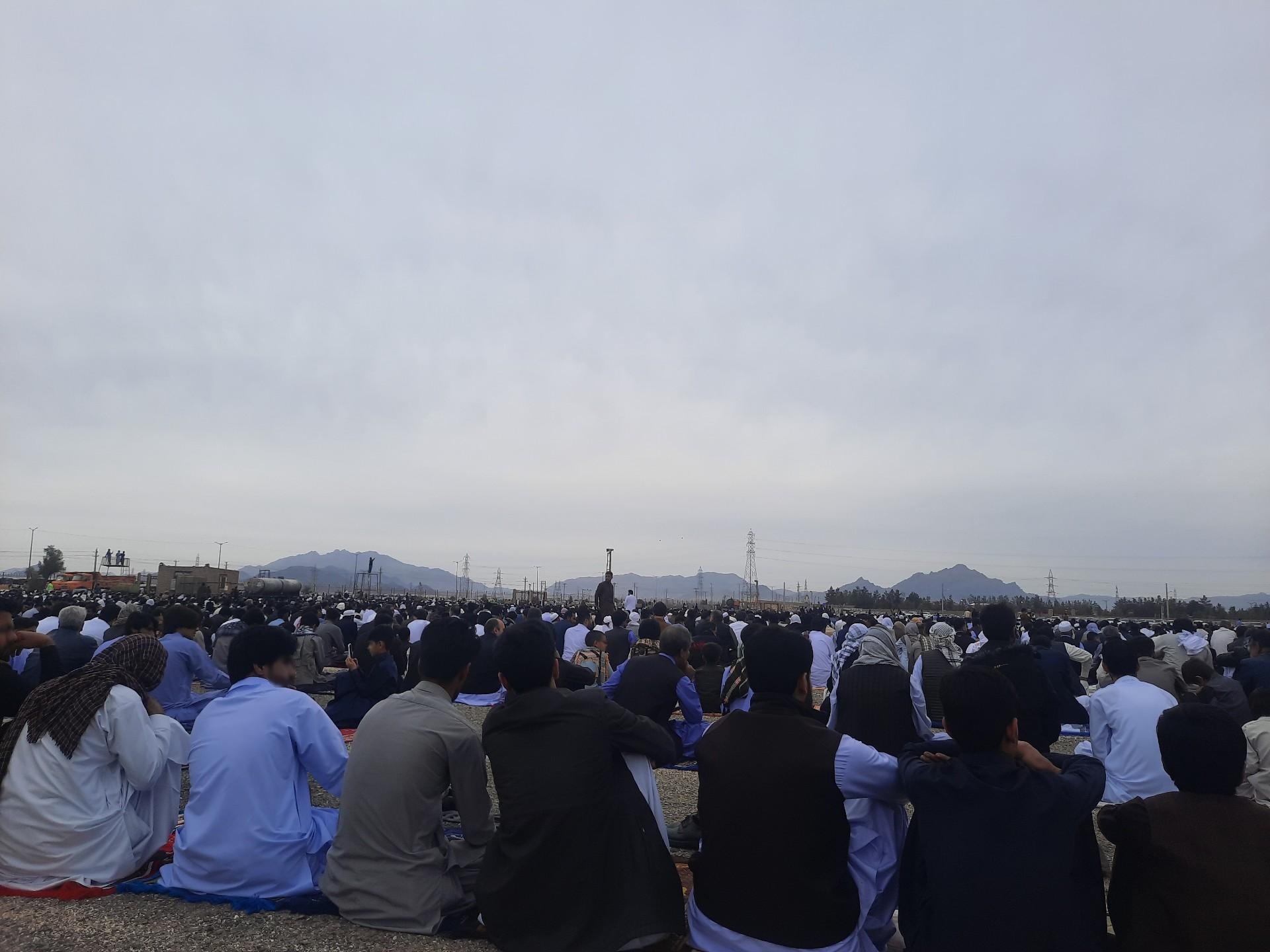 عکس مصلی بزرگ اهل سنت زاهدان