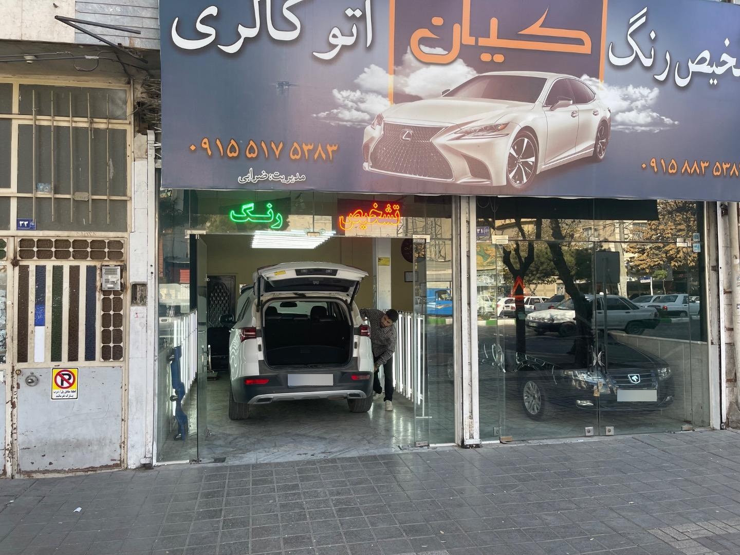 عکس تشخیص رنگ و اتو گالری کیان