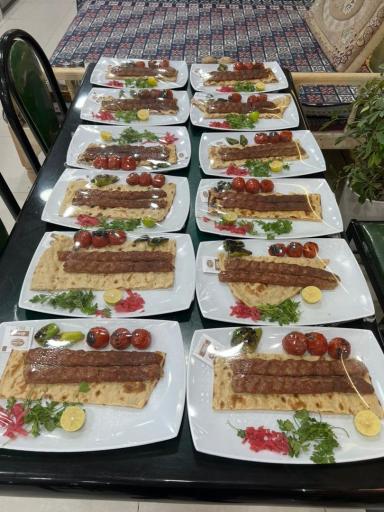 عکس نان داغ کباب داغ تندیس