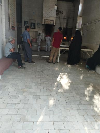 عکس نانوایی سنگکی 