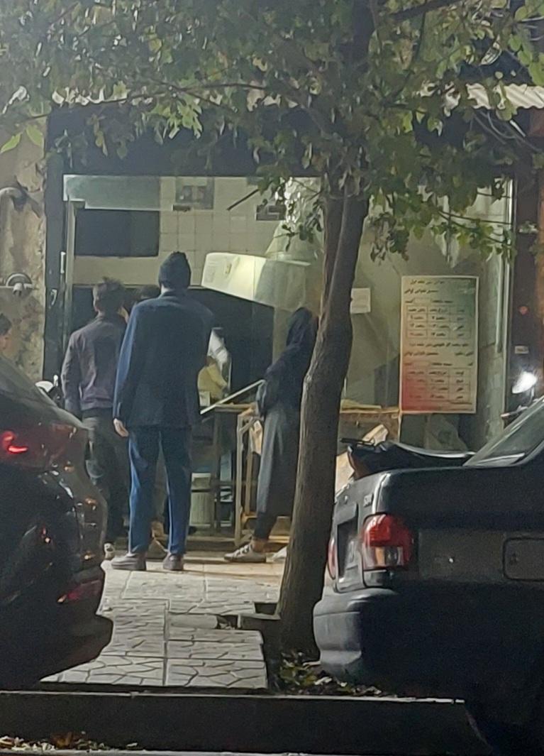 عکس نانوایی لواشی گندم