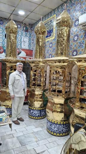 عکس گنبد و گلدسته سازی  قم   رشید