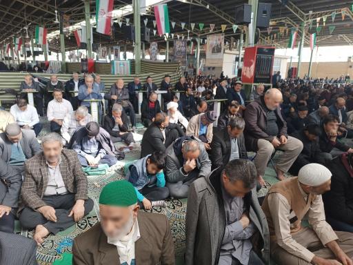 عکس مصلی نماز جمعه خمینی شهر