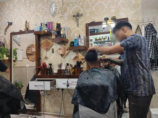عکس آرایشگاه رقص قیچی