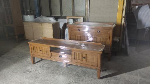 عکس صنایع چوب منصوری کنسول و میز تلویزیون 