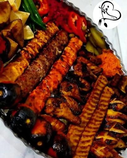 عکس تهیه غذای قلب سفید