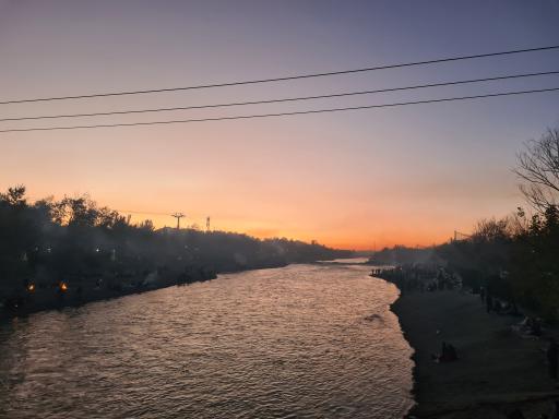 عکس پل پیاده منبت ناژوان