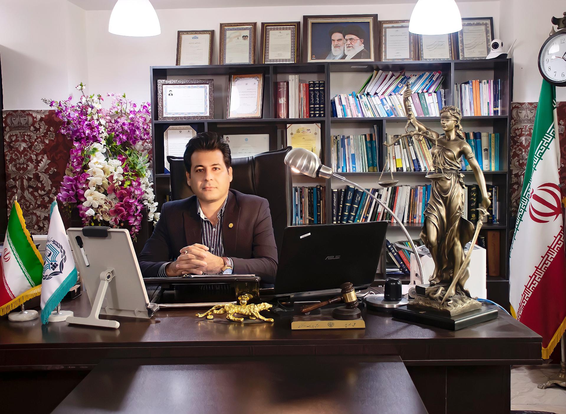 عکس دفتر وکالت علی مهرپور