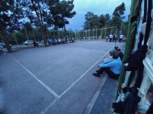 عکس زمین والیبال شقایق 