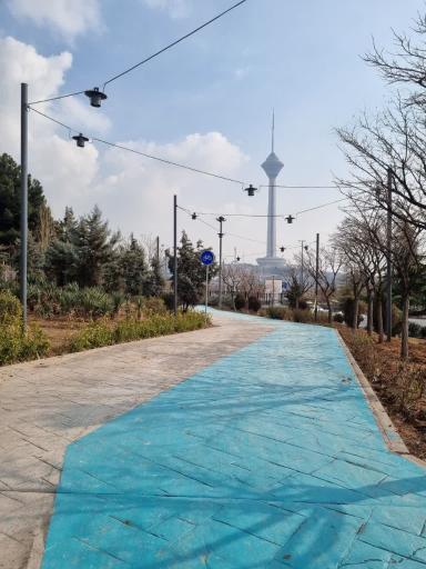 عکس باغ راه فدک