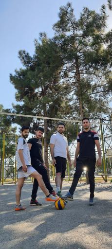 عکس زمین والیبال شقایق 