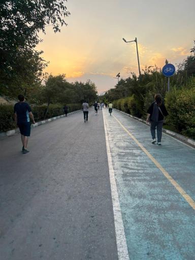 عکس باغ راه فدک