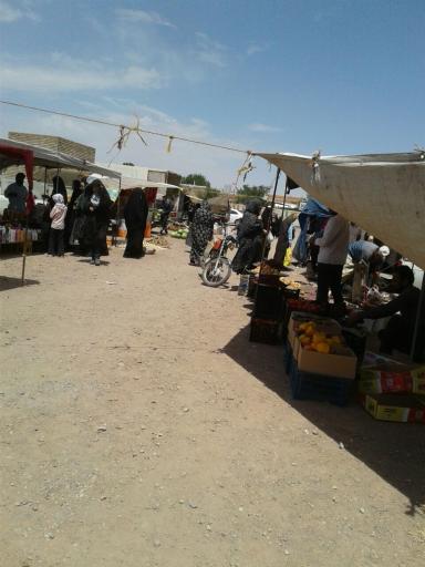 عکس یکشنبه بازار روستای خرم‌آباد