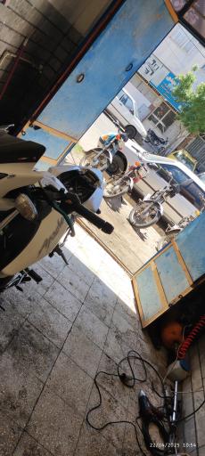 عکس تعمیرگاه موتور سیکلت رضا