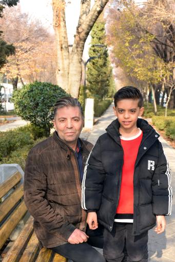 عکس پیرایش کودک فرهاد