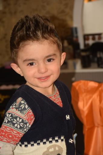 عکس پیرایش کودک فرهاد