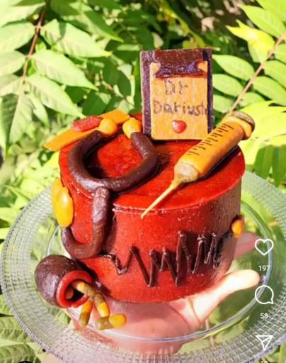 عکس کیک لواشکی دردونه