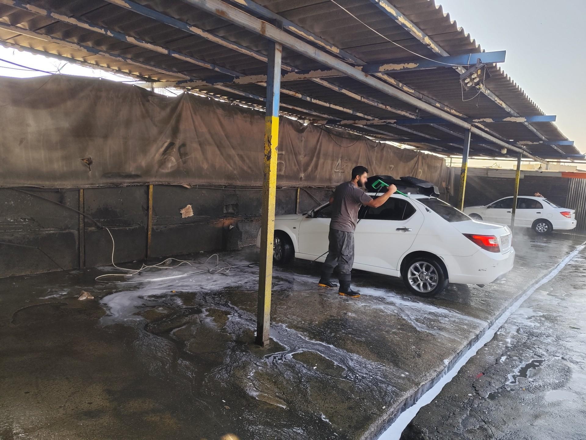 عکس کارواش سفید طرشت