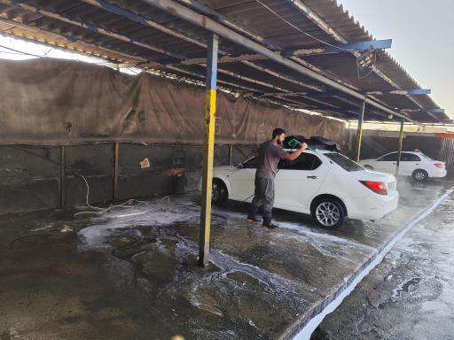عکس کارواش سفید طرشت