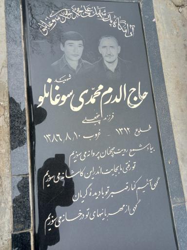 عکس مزار آلدروم محمدی سوغانلو