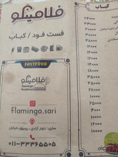 عکس فست فود و کبابی فلامینگو