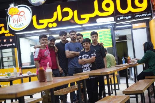 عکس فلافل و ساندویچ دایی