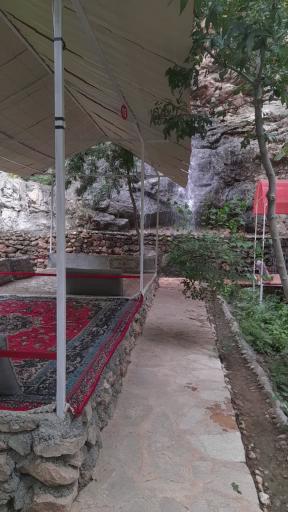 عکس مجموعه پذیرایی کلبه چوبی