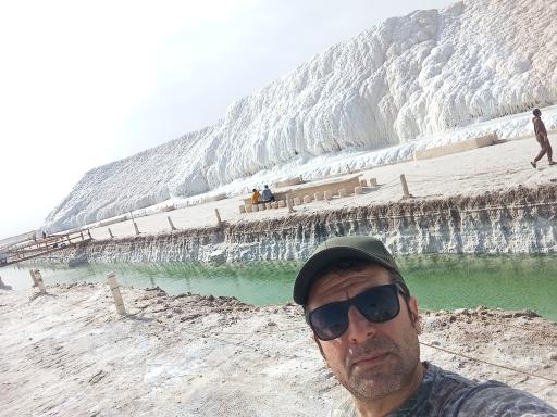 عکس آبشار نمکی معدن پتاس