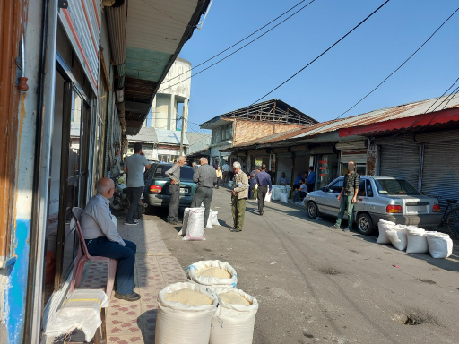 عکس بازار برنج فروشان 