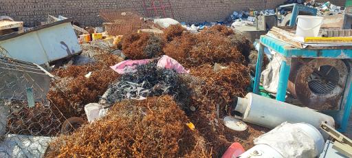 عکس انبار ضایعات خاوران 