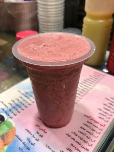 عکس آبمیوه ویتامینه عصر یخبندان