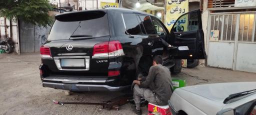 عکس تراش و تابگیری دیسک چرخ احمد