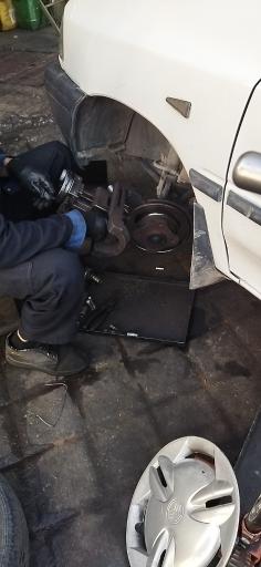 عکس تراش و تابگیری دیسک چرخ احمد