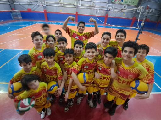 عکس آکادمی والیبال فولاد نوین