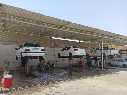 عکس کارواش و تعویض روغن اکسین