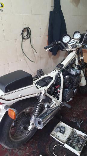 عکس تعمیرگاه و فروشگاه موتور سیکلت تریل سواران شریفی