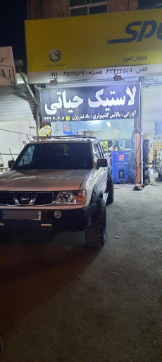 عکس لاستیک و تعویض روغن حیاتی