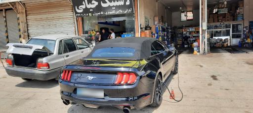 عکس لاستیک و تعویض روغن حیاتی