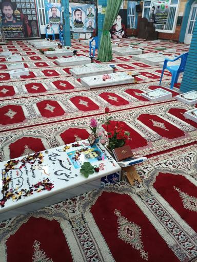 عکس مزار سردار شهید مرتضی حسین پور شلمانی