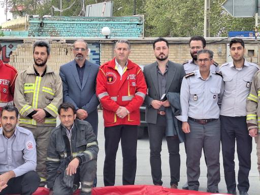 عکس آتش نشانی شاهد شهر