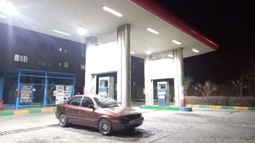 عکس جایگاه گاز CNG حجاب