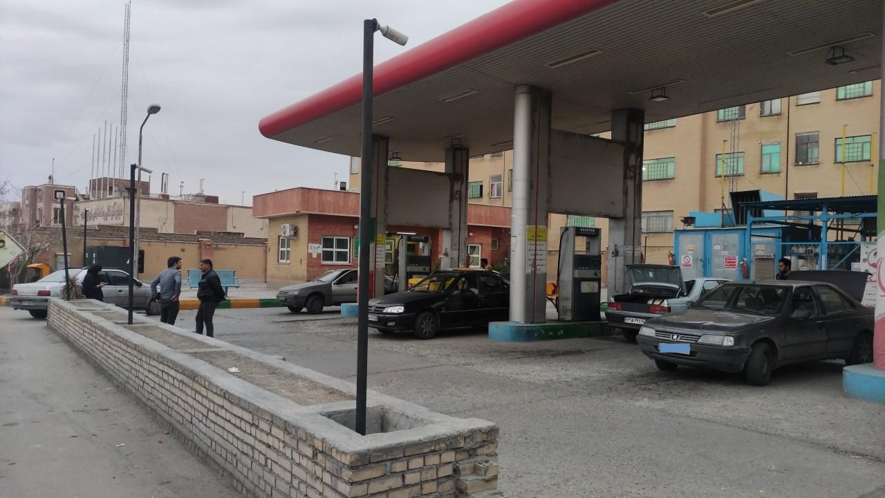 عکس جایگاه گاز CNG حجاب