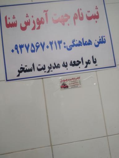 عکس استخر آنزان