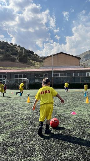 عکس مدرسه فوتبال افرا