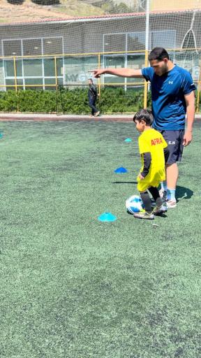 عکس مدرسه فوتبال افرا