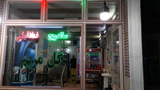 عکس ساندویچ فلافل گل مریم