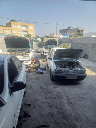 عکس جلوبندسازی علیرضا و مکانیکی هادی