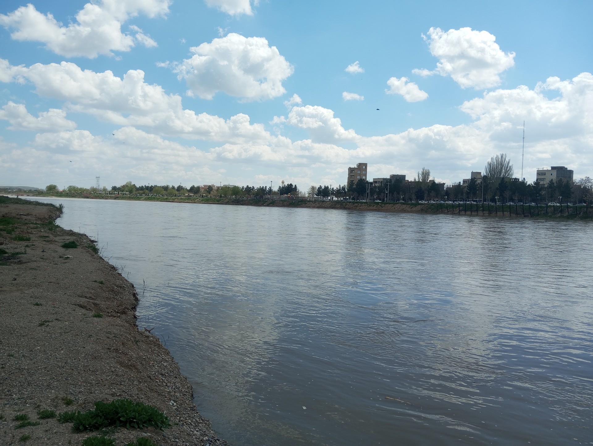 عکس رودخانه زرینه رود 