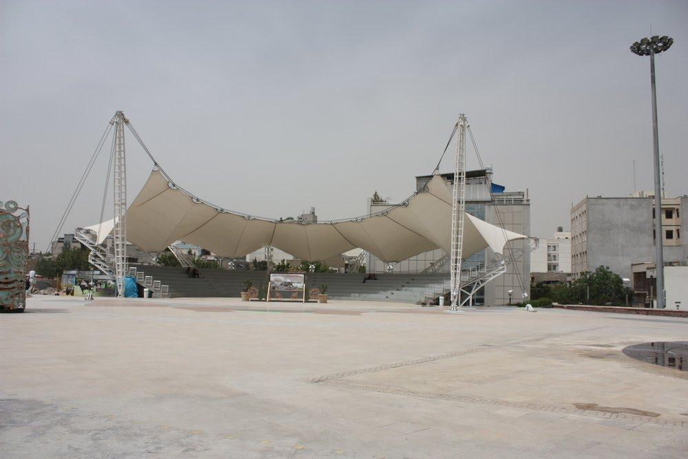 عکس آمفی تئاتر روباز بوستان آب و آتش