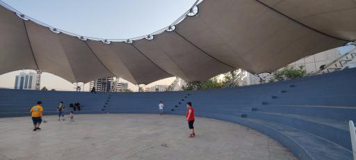 عکس آمفی تئاتر روباز بوستان آب و آتش